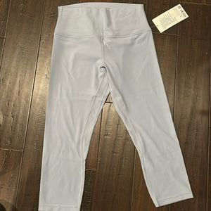 Align High-rise Crop 21” - light blue - Sz 10